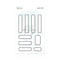Clear stamp Labels Thin