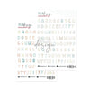 Contour Alphabet Stickers A Story Of Joyful Days