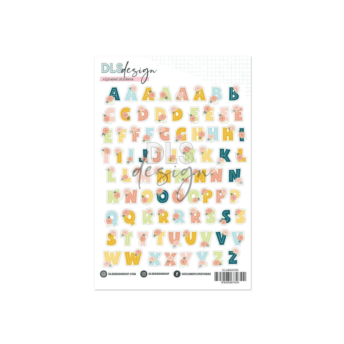 Contour Alphabet Stickers A Story Of Spring Whispers