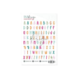 Contour Alphabet Stickers A Story Of Warm Moments