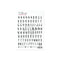 Contour Alphabet Stickers - Advent 2025