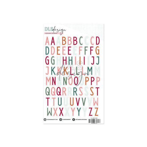 Contour Alphabet Stickers Eighteen Pages of Time