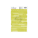 Contour Alphabet Stickers Gilmo Matcha