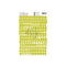 Contour Alphabet Stickers Gilmo Matcha