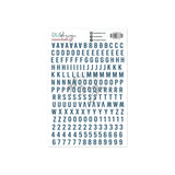 Contour Alphabet Stickers Gilmo Navy