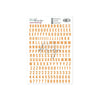 Contour Alphabet Stickers Gilmo Papaya