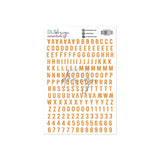 Contour Alphabet Stickers Gilmo Papaya
