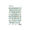 Contour Alphabet Stickers Seventeen Fall Adventures