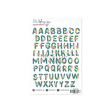 Contour Alphabet Stickers Seventeen Fall Adventures