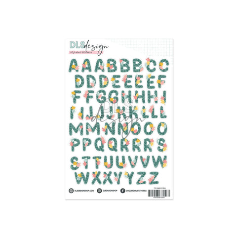 Contour Alphabet Stickers Seventeen Fall Adventures