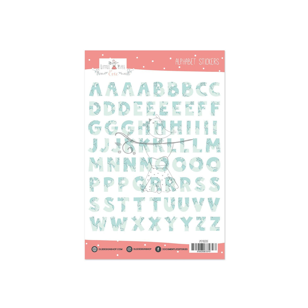 Contour Alphabet Stickers Summer Stories