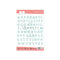 Contour Alphabet Stickers Summer Stories