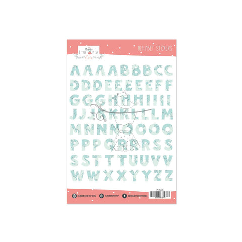 Contour Alphabet Stickers Summer Stories