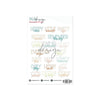 Contour Word Stickers A Story Of Joyful Days