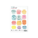 Contour Word Stickers - Advent 2024