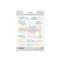 Contour Word Stickers Cozy Hearts