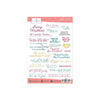 Contour Word Stickers December Stories