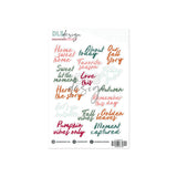 Contour Word Stickers Eighteen Pages of Time