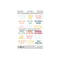 Contour Word Stickers Fall Memories