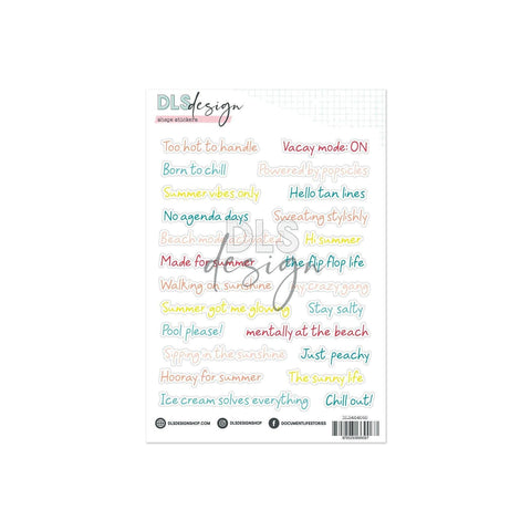 Contour Word Stickers Fourteen Weeks Of Sunshine