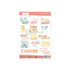 Contour Word Stickers Happy Tails
