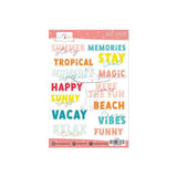 Contour Word Stickers Summer Stories