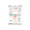 Contour Word Stickers Winter Memories