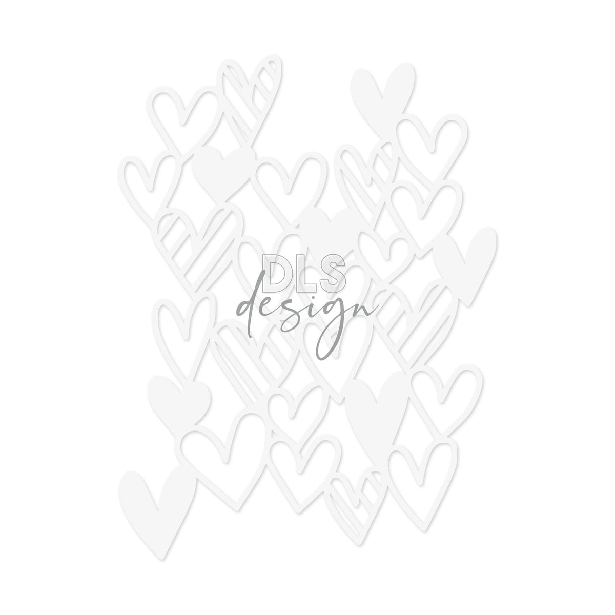 Cut file Hearts All Over download