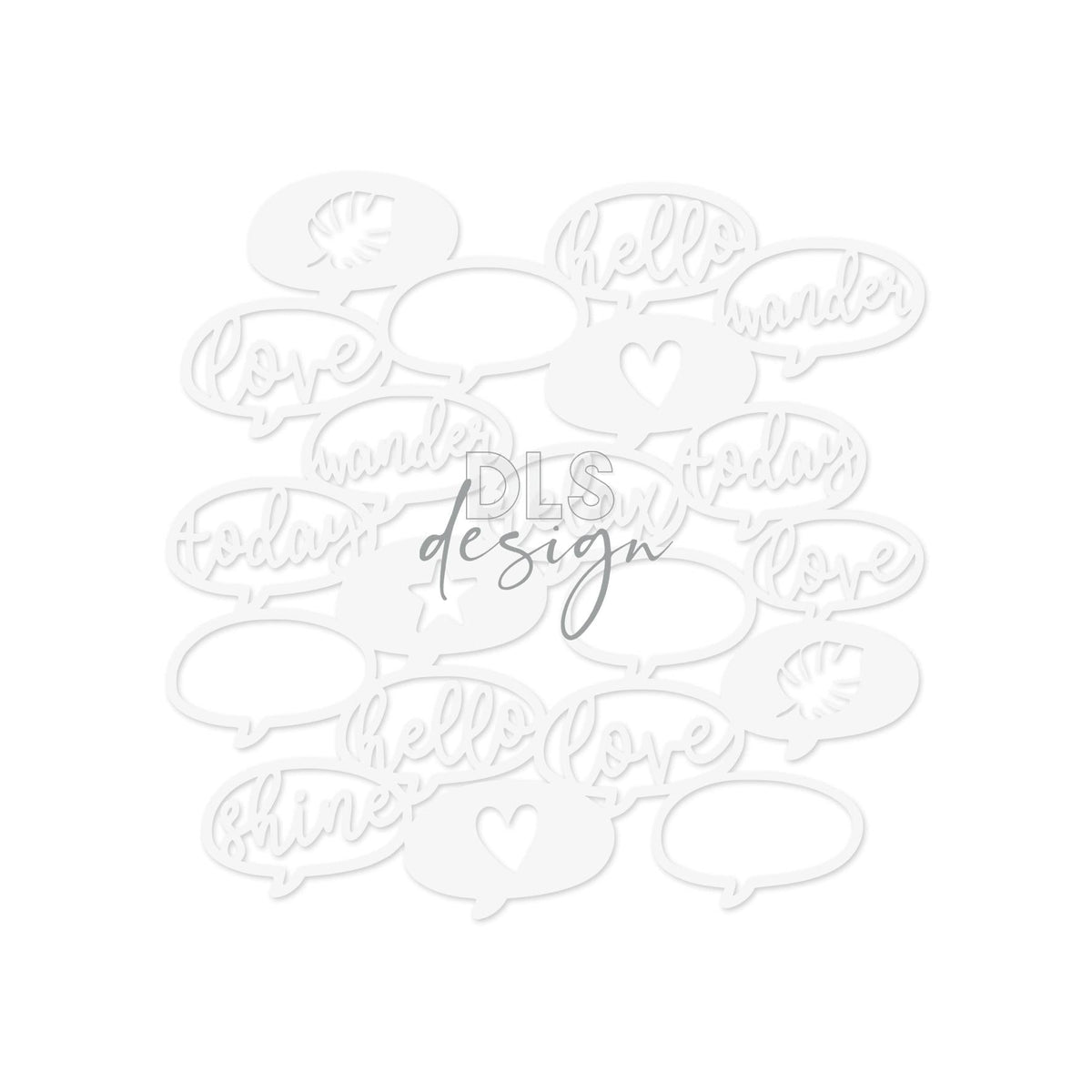Cut file Speech Bubbles download