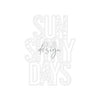 Cut file Sunshiny Days download
