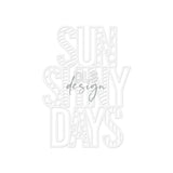 Cut file Sunshiny Days download