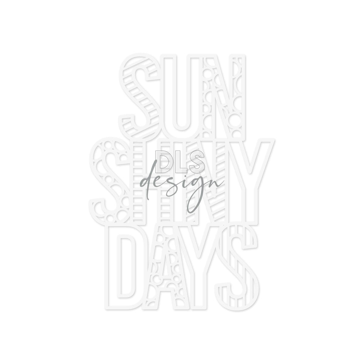 Cut file Sunshiny Days download