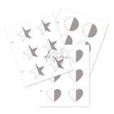 Cut file Trio December Stories Insert - Star, Heart & Circle download