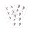 Cut file Trio December Stories Insert - Star, Heart & Circle download