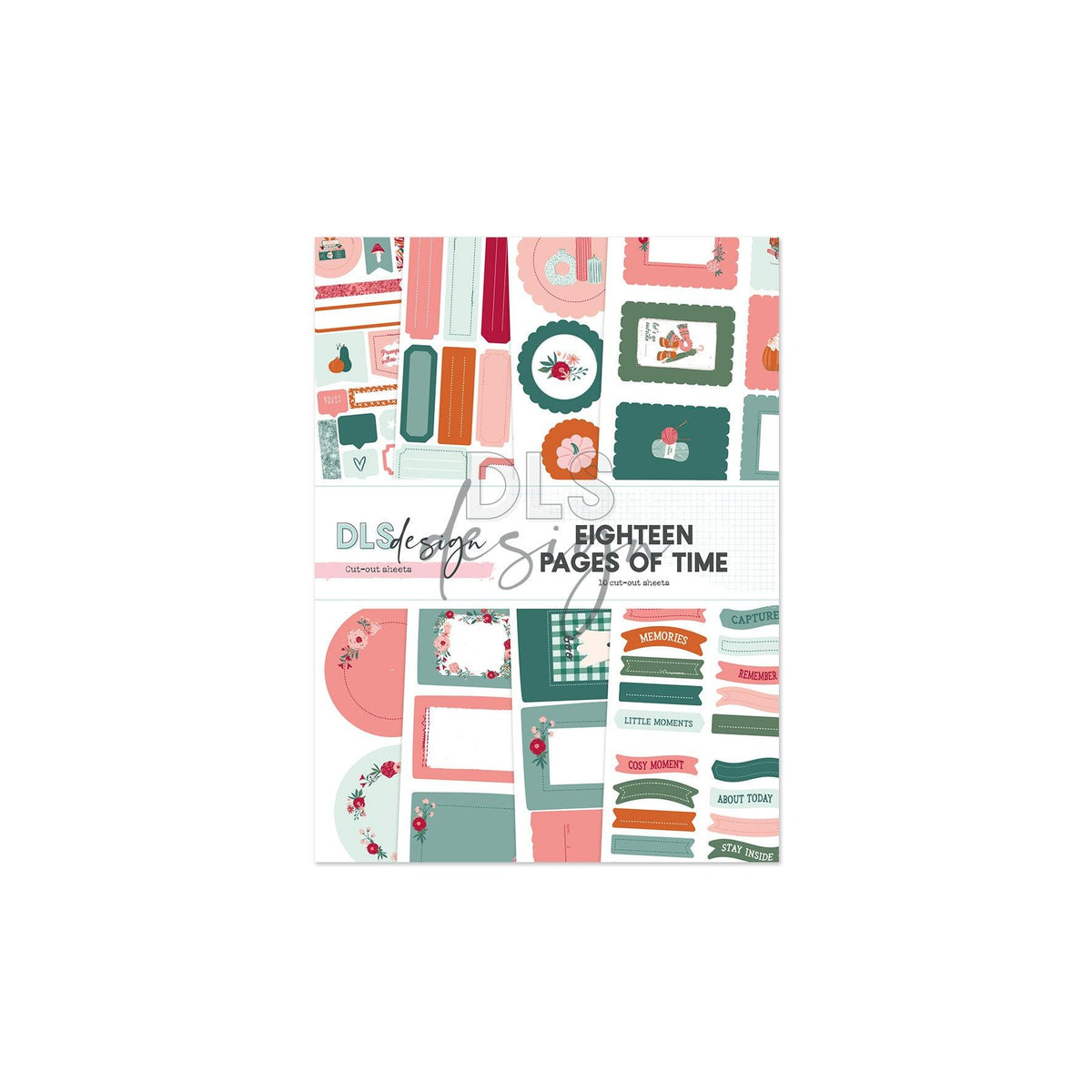 Cut-out Sheets Set Eighteen Pages Of Time