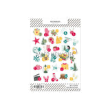 Date Shape Stickers Winter Memories