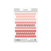 Date Stickers Coral Trio Banners