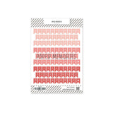 Date Stickers Coral Trio Banners