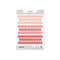 Date Stickers Coral Trio Banners