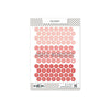 Date Stickers Coral Trio