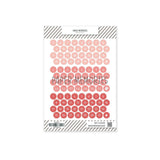 Date Stickers Coral Trio