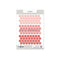 Date Stickers Coral Trio