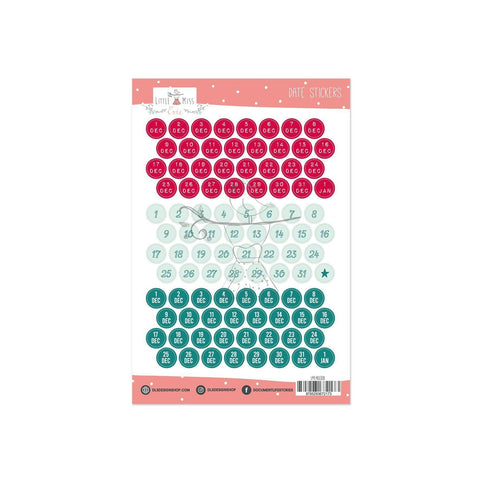 Date Stickers December Stories [Pre-order]