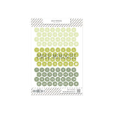 Date Stickers Green Trio