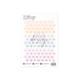 Date Stickers Moments
