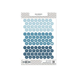 Date Stickers Navy