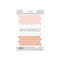 Date Stickers Peach