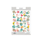 Date Stickers Summer Memories Shapes