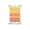 Date Stickers Sunset, Papaya & Rust