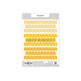 Date Stickers Sunshine Trio Banners